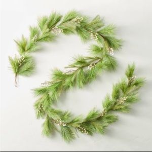 Target Hearth & Hand™ w/ Magnolia Needle Pine w/ Snowberries Faux 6’ Garland NWT